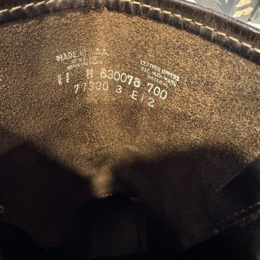 Men’s FRYE AND CO. Brown Leather Harness Boots - Picture 4 of 6